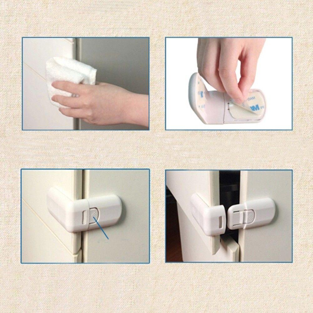 Bộ 2 Dây Đai Khóa Cửa Tủ Lạnh / Cửa Sổ / Tủ Lạnh An Toàn Cho Bé