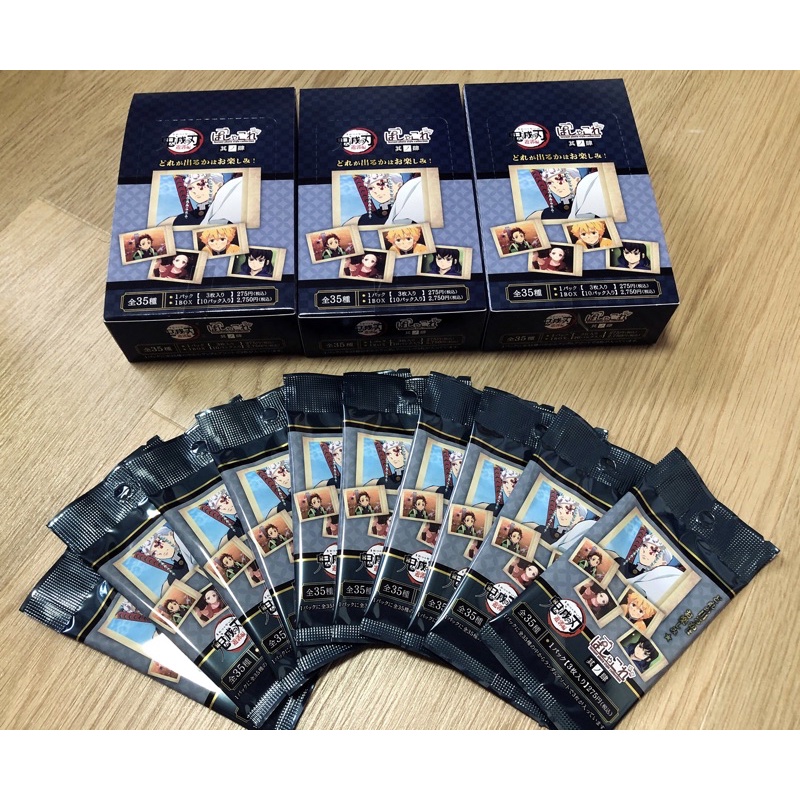 Pack thẻ Nhân Phẩm kny Kimetsu no yaiba - thanh gươm hủy diệt poshakore Dạng Polaroid