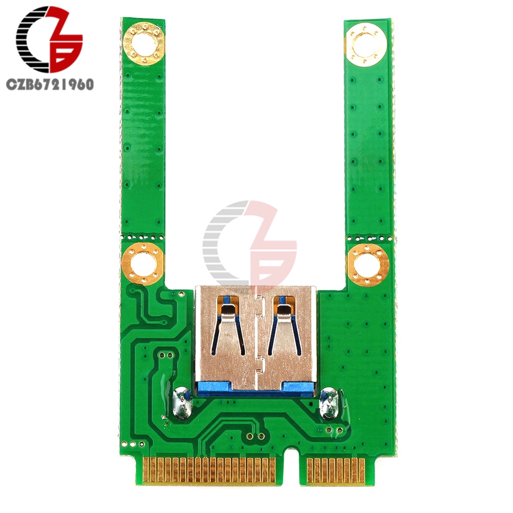 Mini PC Adapter PCI-E Card Slot Expansion Board to USB 2.0 Interface Adapter MPCIE 1U-N01 Converter Module Riser Card DIY