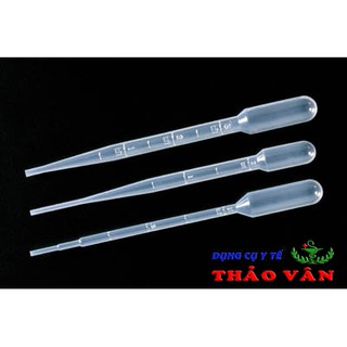 Pipet nhựa - Pipet pasteur -  Ống hút sữa 3ml (túi 500 chiếc)