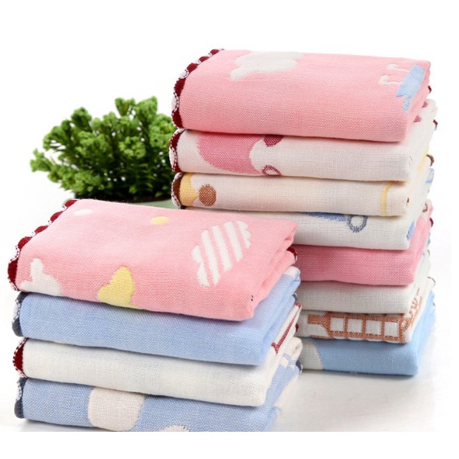 Khăn tắm sợi tre 6 lớp cao cấp leelee kids