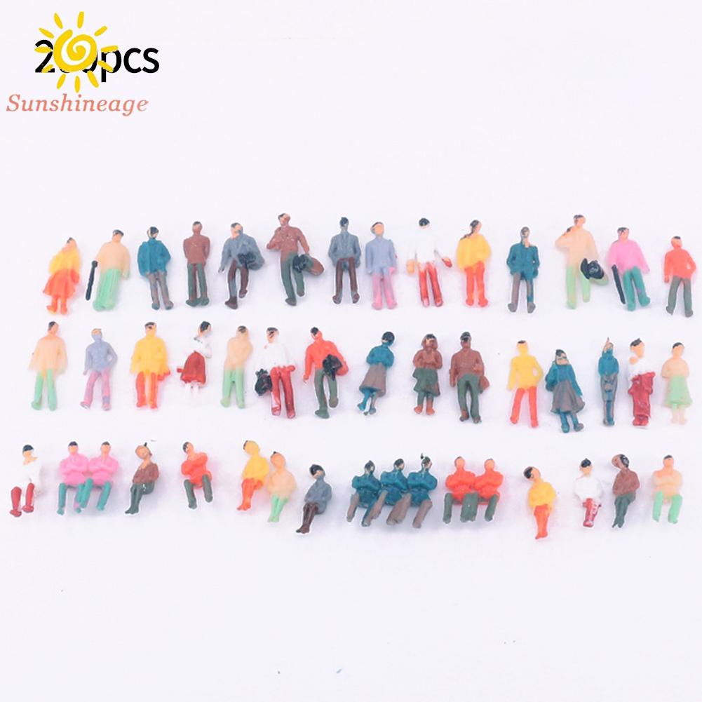Set 200 Mô Hình Nhân Vật Đồ Chơi Tỉ Lệ 1: 87