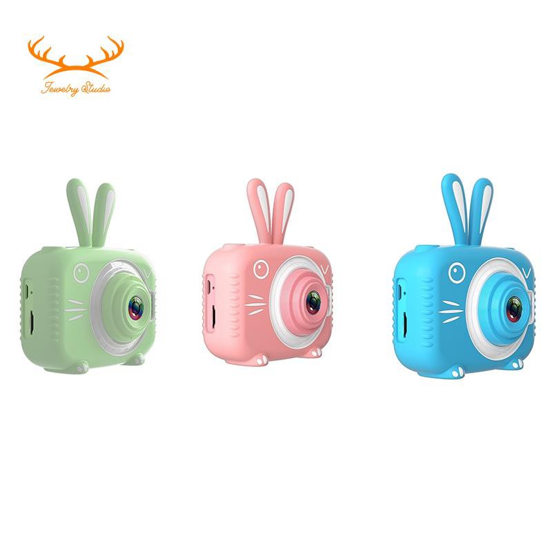 Mini Kid Camera HD 1080P Portable Digital Video Photo Camera 2 Inch Screen Display Children Game Camera-Pink