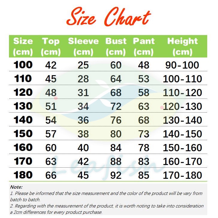 Bộ Đồ Ngủ Tay Dài 3 / 4 Bằng Cotton 100-160cm Dành Cho Bé