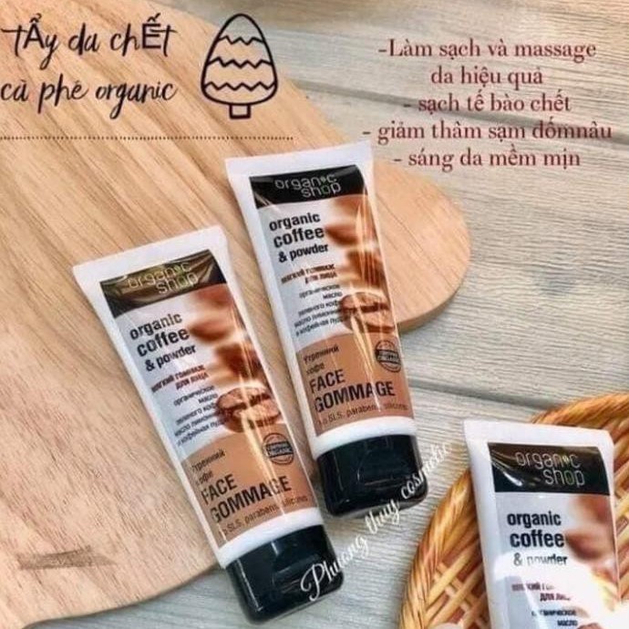 Tẩy Da Chết Cho Mặt Organic Shop An Toàn Hiệu Quả