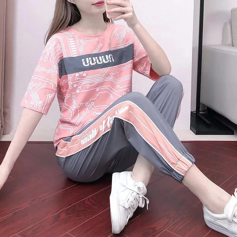 Set đồ thể thao dáng rộng nhanh khô thời trang mùa hè mới 2022