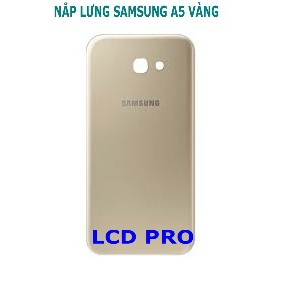 NẮP LƯNG SAMSUNG A5 2017 VÀNG