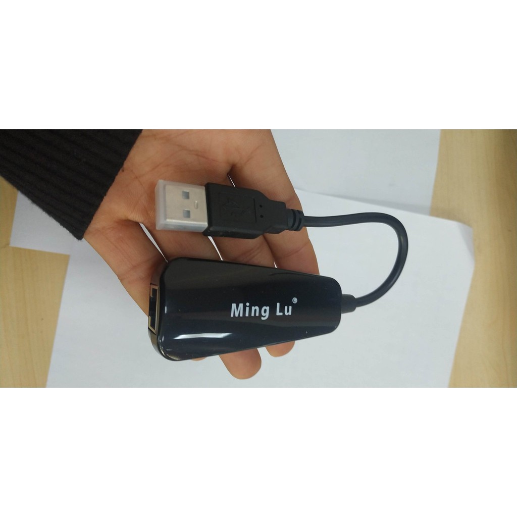 Cáp chuyển đổi USB ra cổng mạng LAN RJ45 Ming-Lu cao cấp