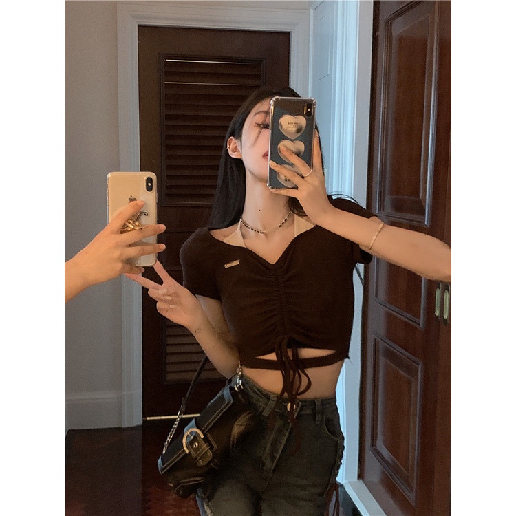 Áo Thun COZOK Tay Ngắn Thiết Kế Khoét Lỗ Thời Trang Cá Tính