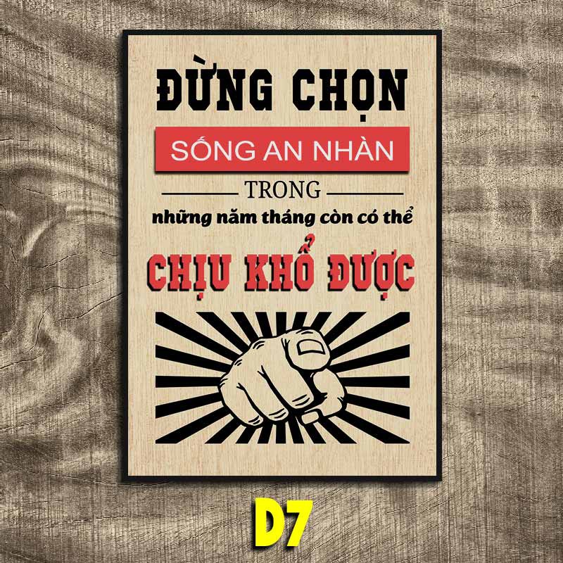 3 Tranh Động Lực  - Tranh Slogan Tạo Động Lực Treo Tường Trang Trí Văn Phòng