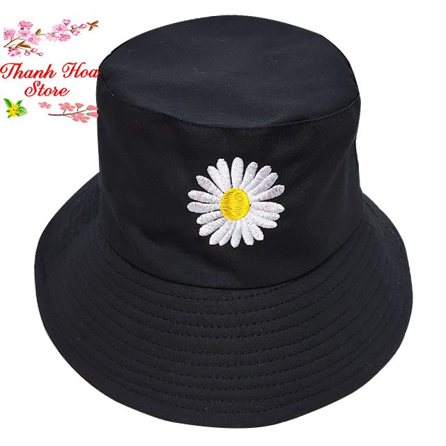 Mũ bucket nam nữ nón bucket hoa cúc đẹp