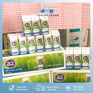 Sữa A2 nước - Sữa A2 nguyên kem dạng nước hộp 200ml của Úc - Sữa tươi A2 thơm ngon cho cả gia đình