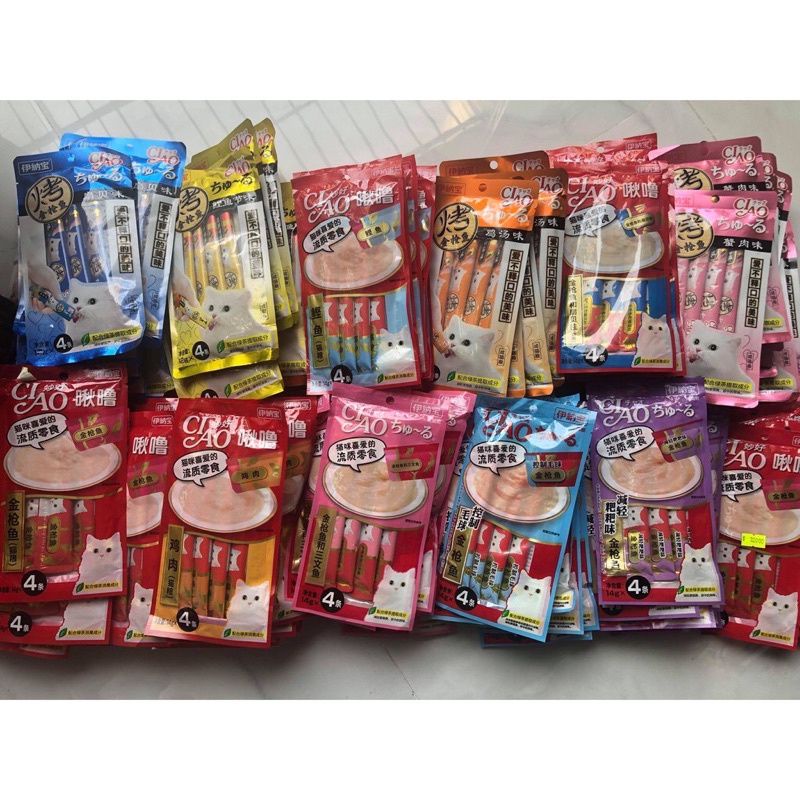 ⚡Ship liền trong ngày⚡Tân Bình_ Súp thưởng Ciao cho mèo -Katy Shop