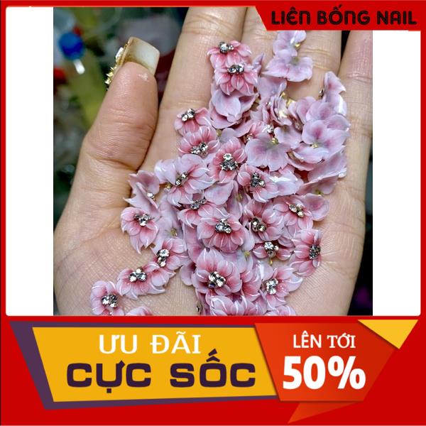 Hoa bột nail góc - móng ngắn
