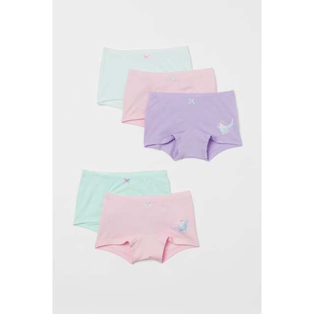 Set 5 chiếc quần lót đùi HM Combodia xuất xịn _ Chất thun cotton mềm đẹp _ Kèm ảnh thật