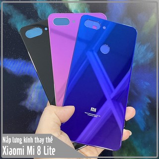 Nắp lưng kính thay thế cho Xiaomi Mi 8 Lite