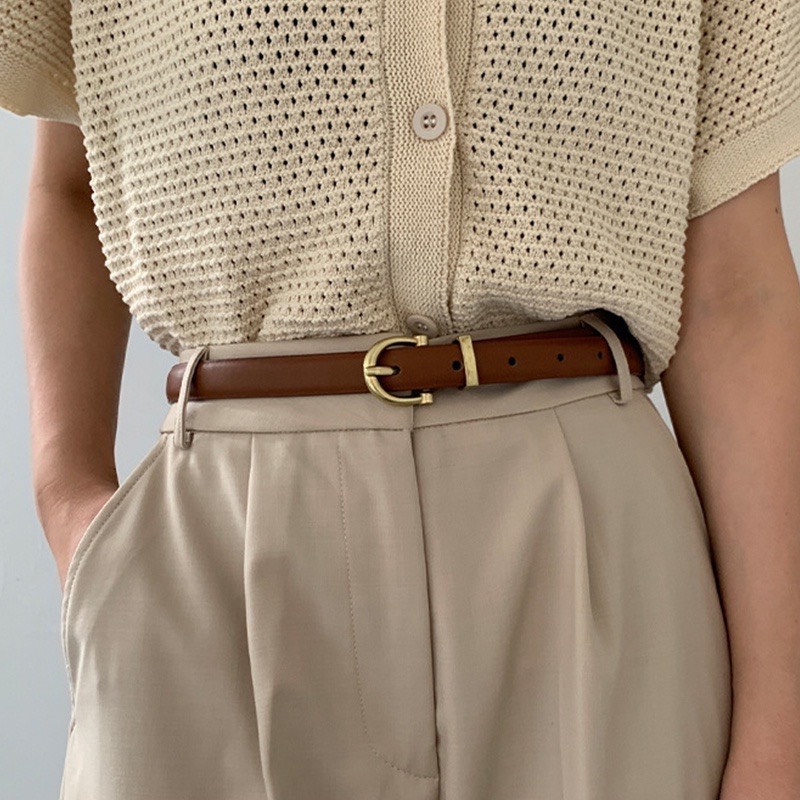 Thắt lưng nữ,dây nịt da khóa kim loại cao cấp phong cách trẻ trung thanh lịch mã TL01