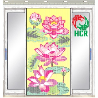 Màn hạt nhựa Công ty Hai Con Rồng (Door Curtain)  Code 856 Hoa Sen