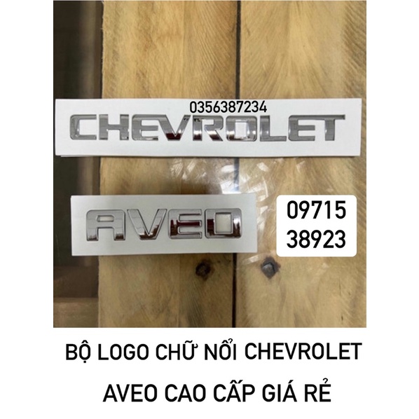 LOGO CHỮ CHEVROLET AVEO CAO CẤP GIÁ RẺ