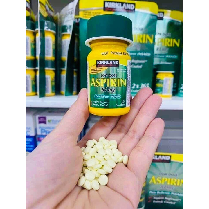 Aspirin.81mg.Kirkland.Signature 365 Viên