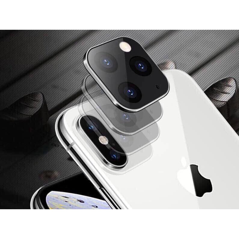 Ốp Camera Giả iphone 11 Pro Max siêu đẹp dành cho iPhone X/Xs/Xs MAX - Cường Lực Bảo Vệ Camera
