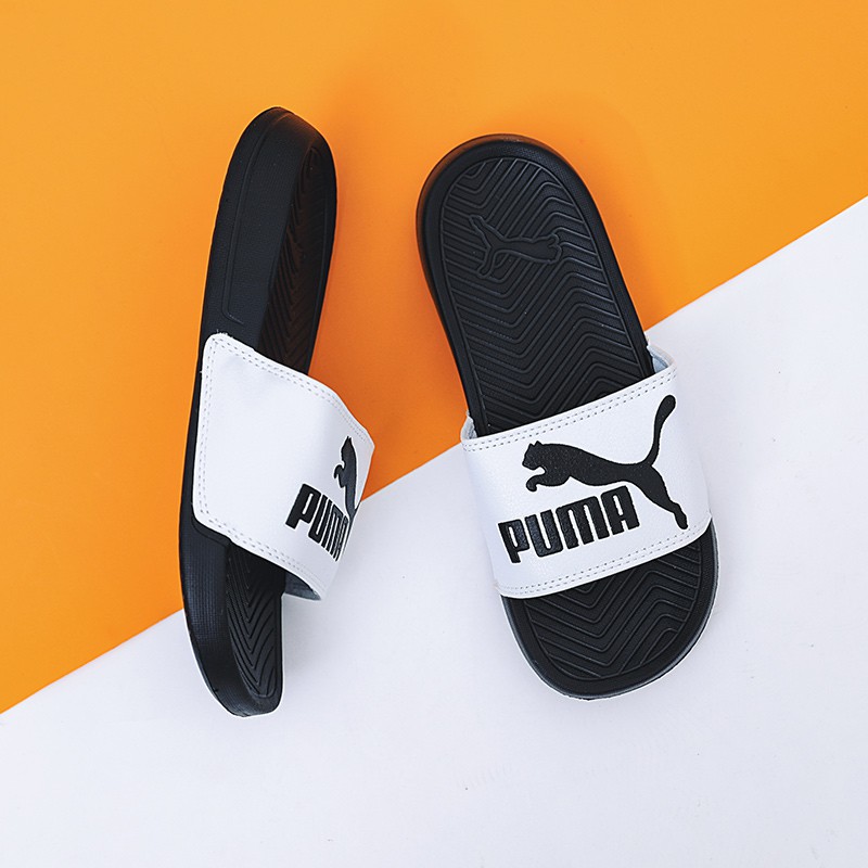 Dép quai ngang đi trong nhà họa tiết Puma kích thước 36-44