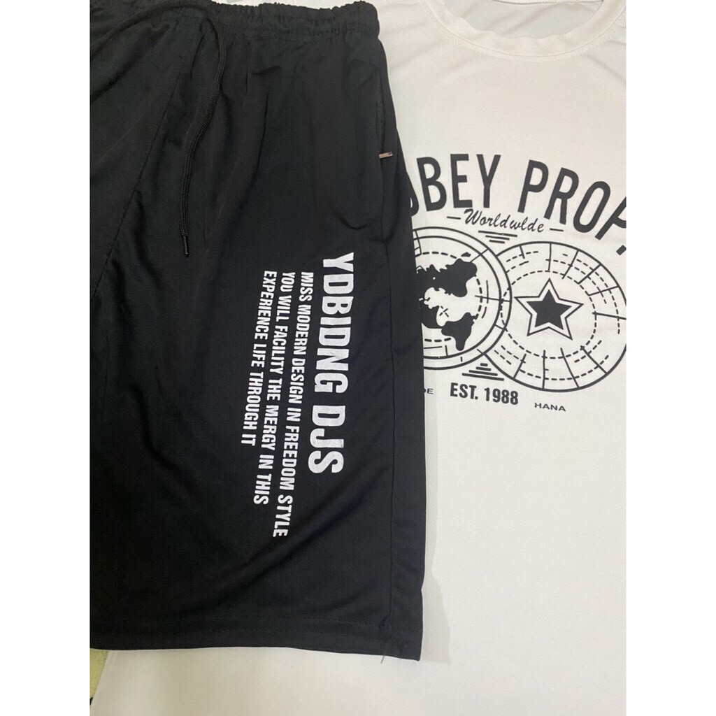 Bộ đồ nam OBEY PROP, bộ quần áo tập gym chất thun cotton - PANDO | BigBuy360 - bigbuy360.vn