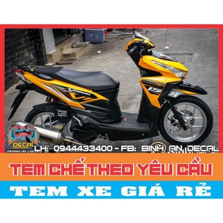 tem rời VARIO vàng đen.