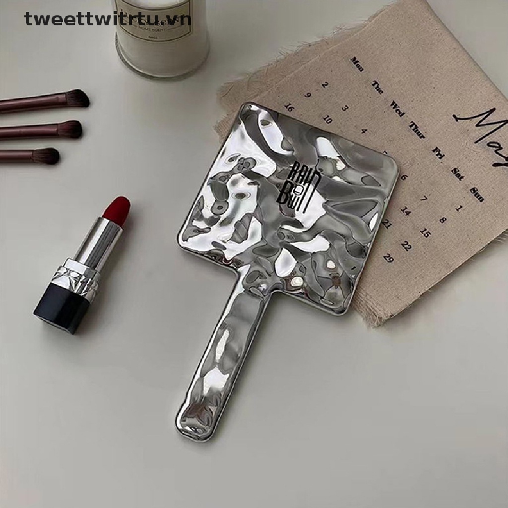 1 Gương Trang Điểm Cầm Tay Phong Cách Retro 2022