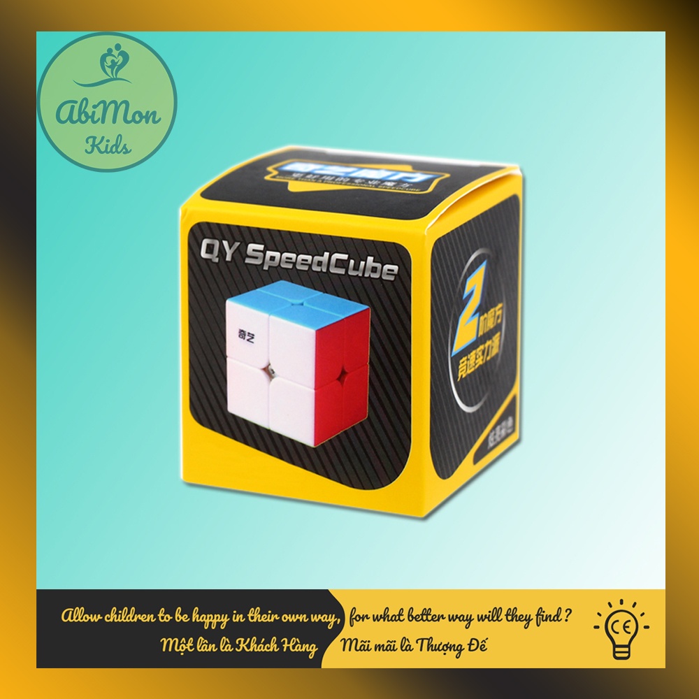 Bộ Rubik 2x2 Lập Phương (QY SpeedCube) ☘️ Montessori cao cấp ✨ (Đồ chơi Gỗ - Đồ chơi Giáo Dục - An toàn - Thông minh)