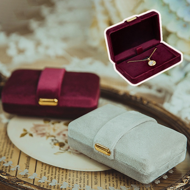 Hộp Nhung Đựng Trang Sức Phong Cách Retro