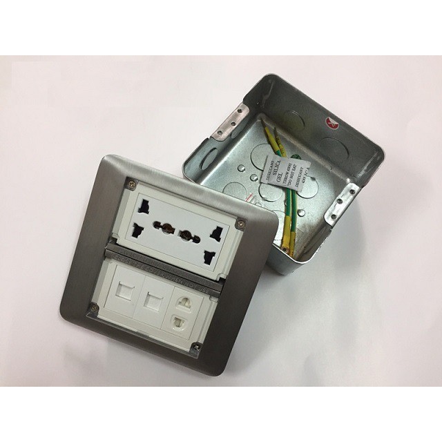 Ổ cắm điện đôi 3 chấu Đa năng wide sinoamigo P13