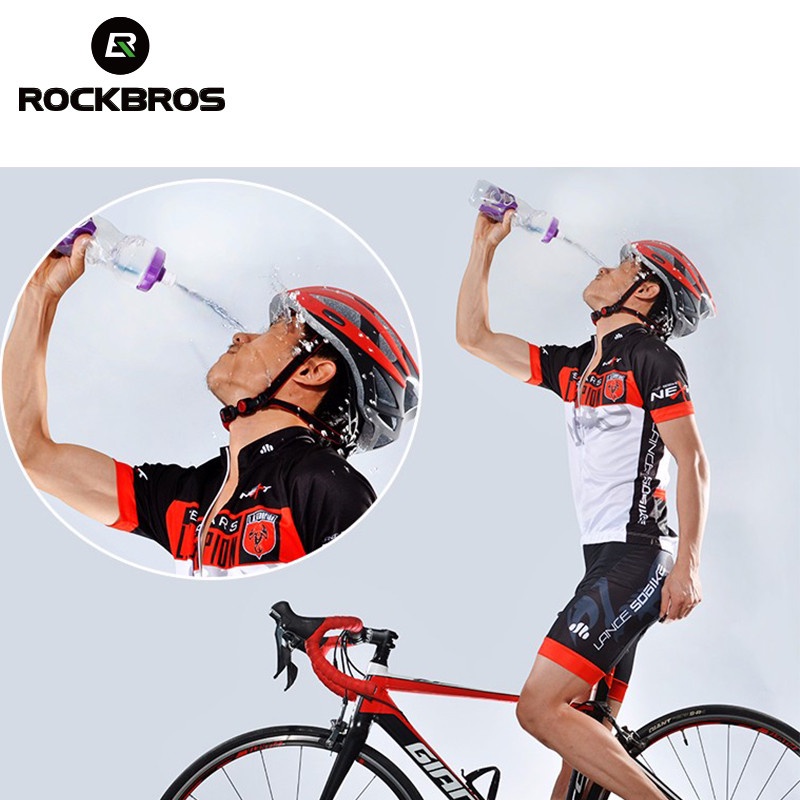 Chai nước thể thao Rockbros bằng nhựa dung tích 750ml tiện dụng tùy chọn màu sắc
