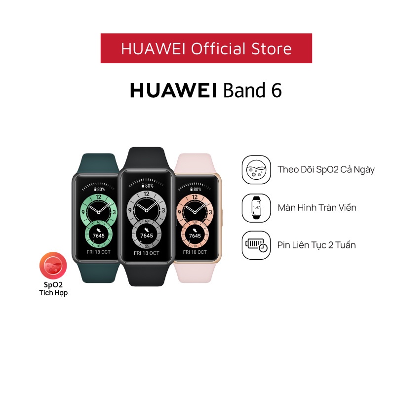 Vòng Đeo Tay Thông Minh HUAWEI Band 6