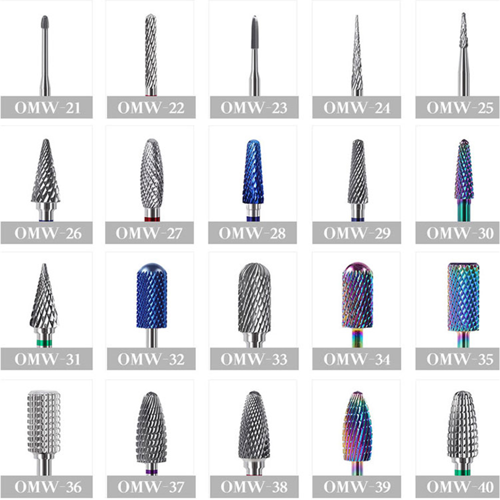 ❀SIMPLE❀ Beauty Nail File Nail Art Tools Tungsten Steel Nail Drill Bit Pedicure Manicure Cuticle Clean For Electric Milling Machine Hot Sale Grinding head