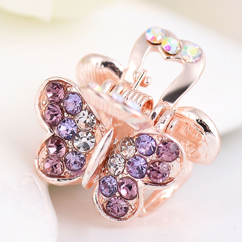 Kẹp Càng Cua Mini Hình Bướm Dễ Thương