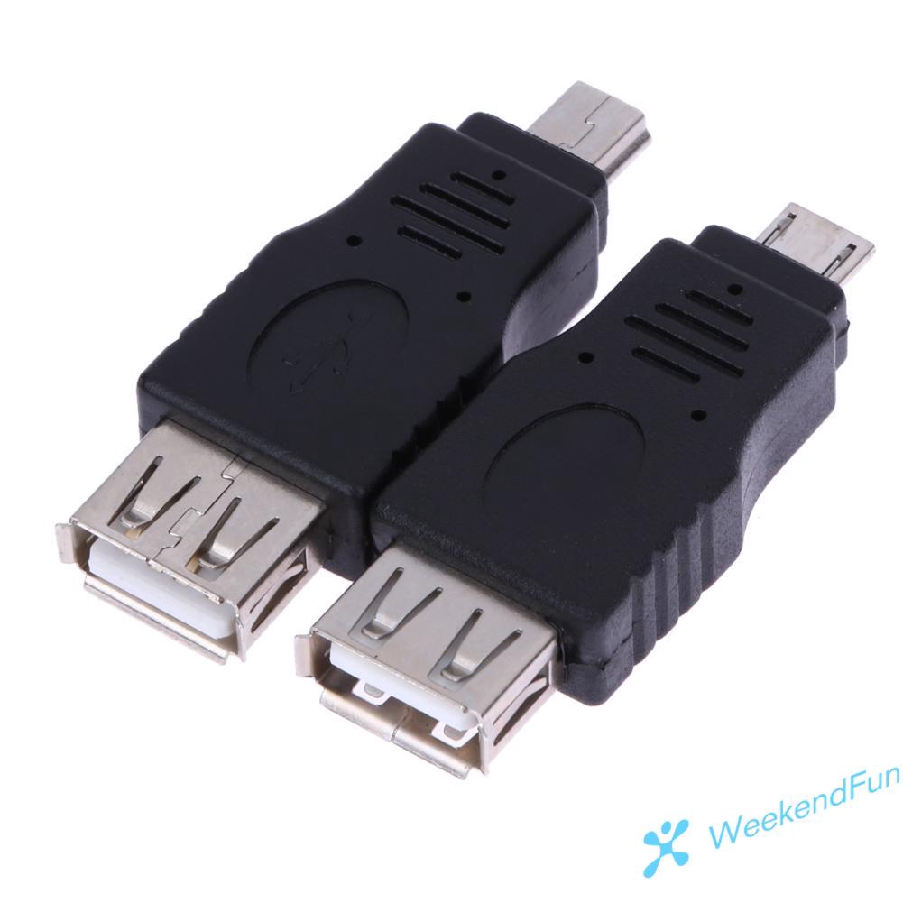 Bộ 12 Đầu Chuyển Đổi Otg F/M Mini Usb Sang Micro Usb Tiện Dụng