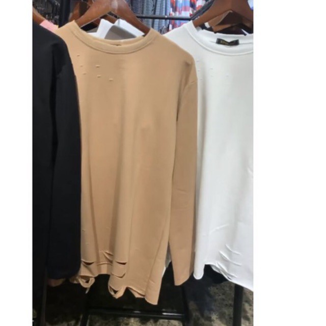 [Hình thật 100%] Áo sweater hoạ tiết rách cực chất -Hàng Shop | BigBuy360 - bigbuy360.vn