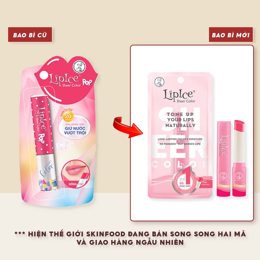 Son Dưỡng Môi Có Màu LipIce Sheer Color Pop 2.4g