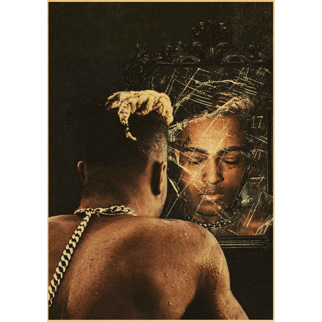 Poster Treo Tường In Hình Rapper Xxxtentacion Cổ Điển Trang Trí Phòng Khách / Quán Bar