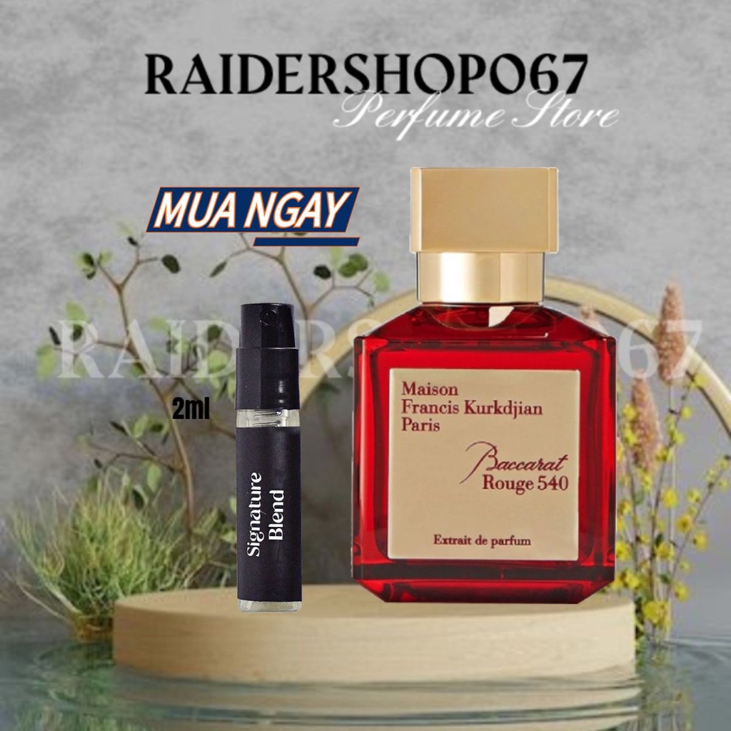 Nước hoa MFK Baccarat Rouge 540 Extrait 5ml/10ml/20ml