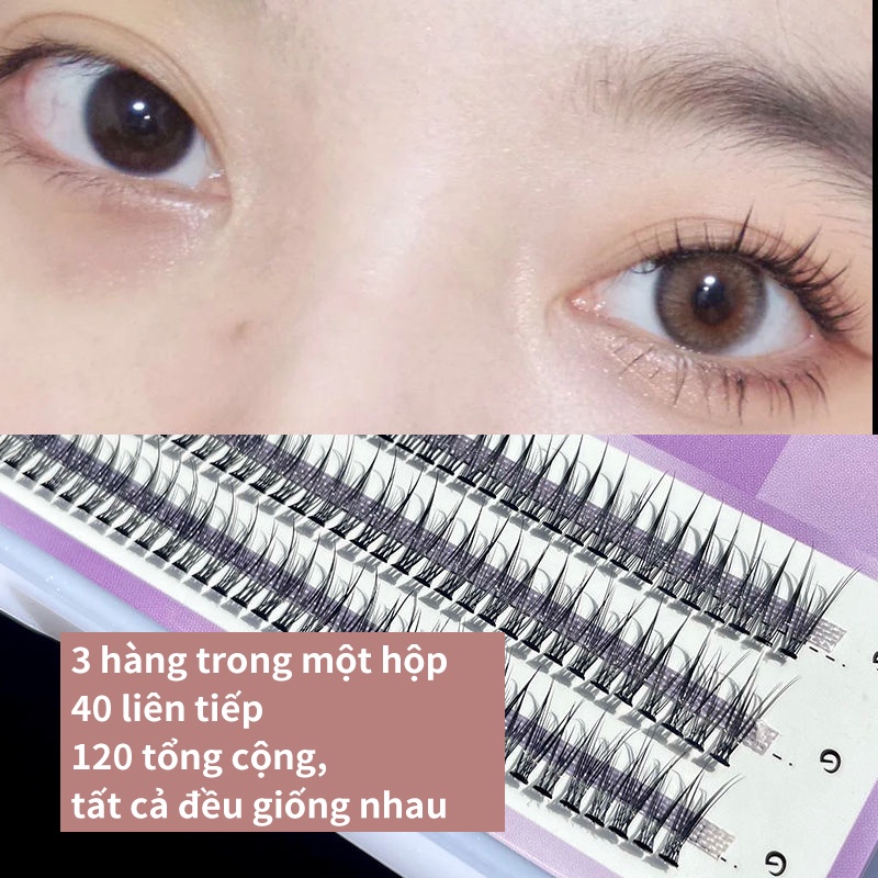 Lông mi giả tự nhiên dày 0.1 dùng để nối mi giả