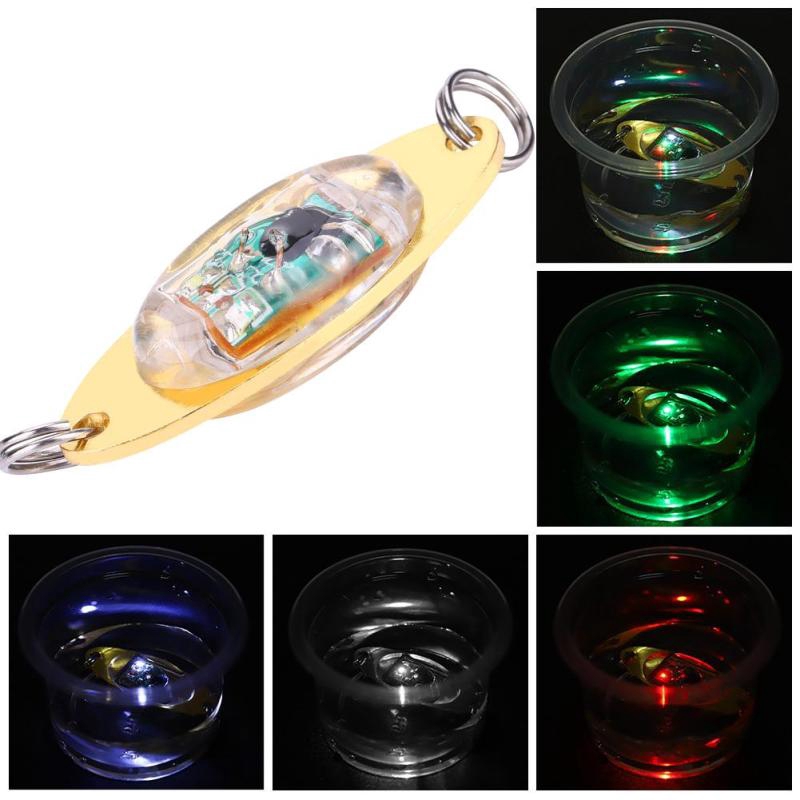 【houglamn】LED Deep Drop Underwater Eye Fish Attractor Lure Light Flashing Lamp For Fishing 