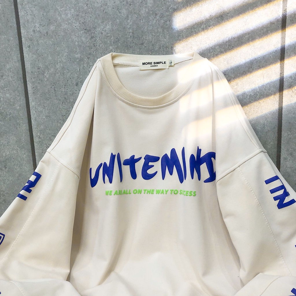 Áo Sweater MIND Nữ Form Rộng Oversize Vải Nỉ Bông Phong Cách Unisex Ulzzang
