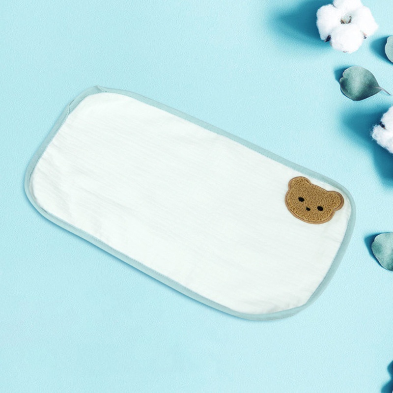 Khăn Tay Cotton Mềm Thấm Hút Mồ Hôi In Hình Gấu Dễ Thương Cho Bé