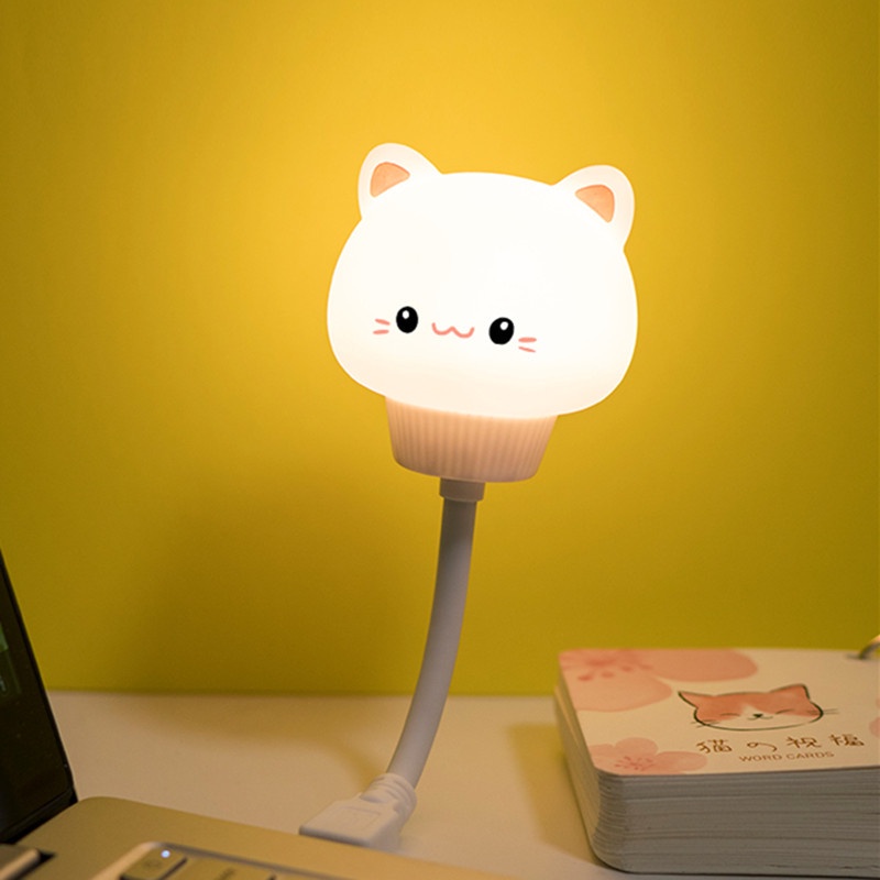 Đèn ngủ đầu cắm USB hình gấu  Hẹn giờ điều khiển từ xa  3 cấp độ sáng  Đèn ngủ phòng ngủ trẻ em