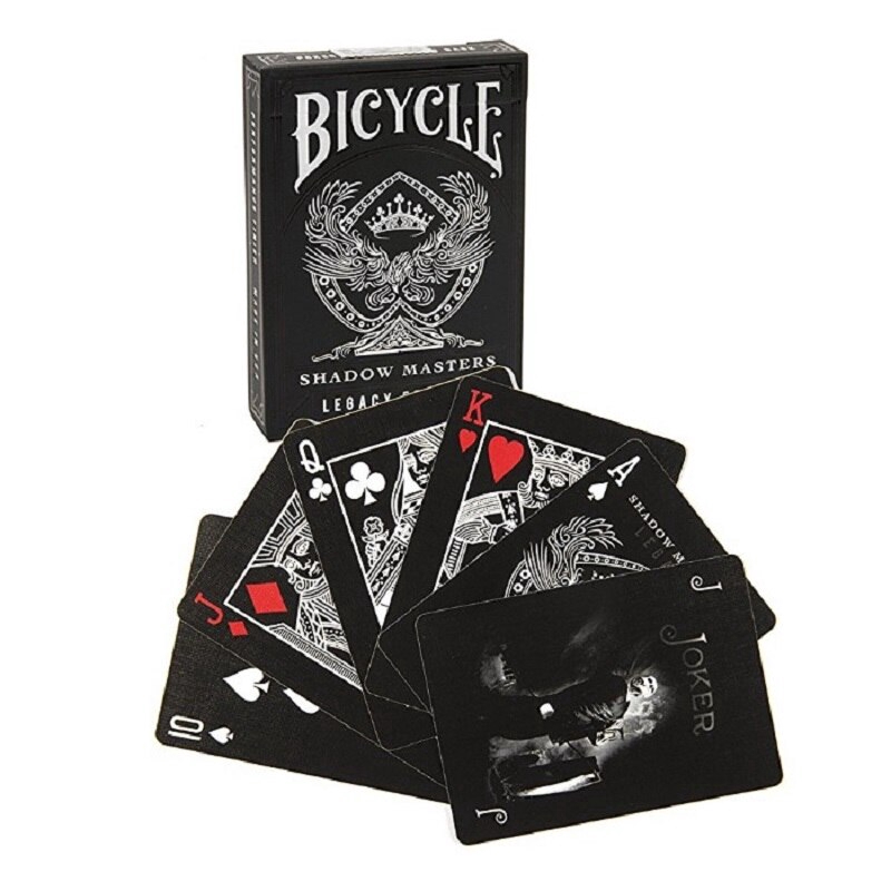 Bộ Bài Bicycle Shadow Masters Legacy Edition Playing Cards, Thẻ Sưu Tập Ellusionist, Trò Chơi Thẻ Ma Thuật, Đạo Cụ Ảo Thuật Cho Nhà Ảo Thuật