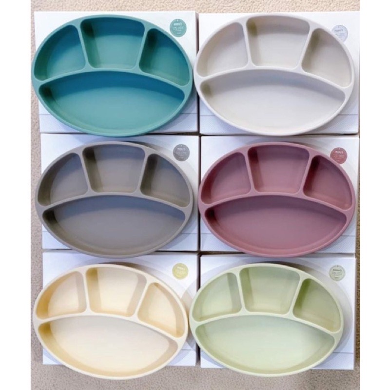 (Chính hãng - Có sẵn) Khay ăn dặm Silicone cao cấp Bluemama Hàn Quốc
