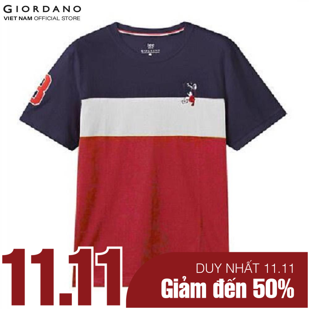 Áo Thun Nam Cổ Tròn Giordano 01020243