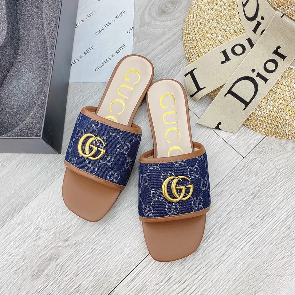 Dép Cao Gót Nữ Gucci Siêu Hót Quai Ngang Thiết Kế Hiện Đại Thanh Lịch Phù Hợp Với Mọi Lứa Tuổi Từ Công Sở Đến Sinh Viên